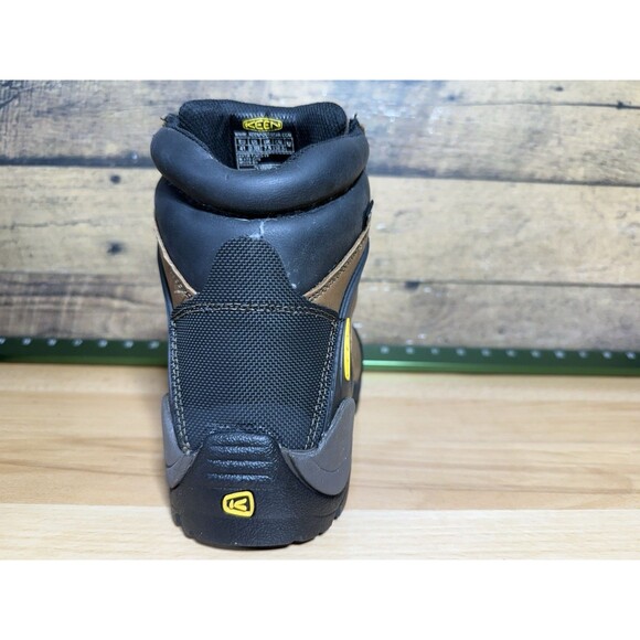 NEW Keen Louisville WP Met Brown Black Waterproof Work Boots Men's Size 8.5 EE - Picture 4 of 10